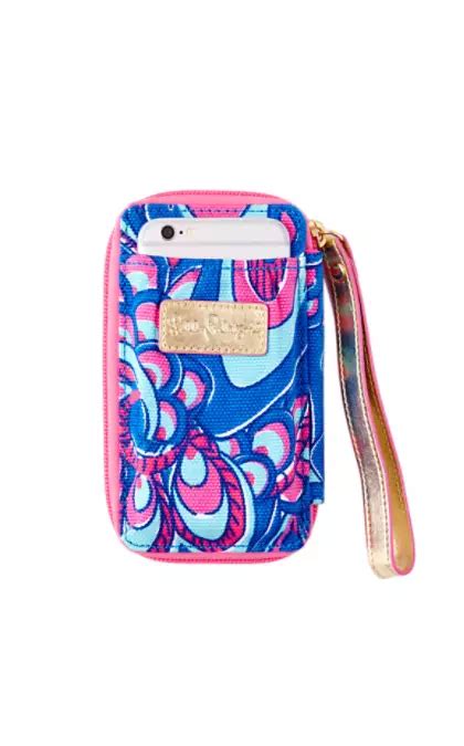 lilly pulitzer iphone 6 carded id smart phone wristlet|Carded ID Wristlet.